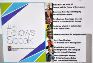 The book, “The Fellows Speak” , unveiled on October 22, 2015 features discussions from DAP’s Eminent Fellows on myriad social issues . 